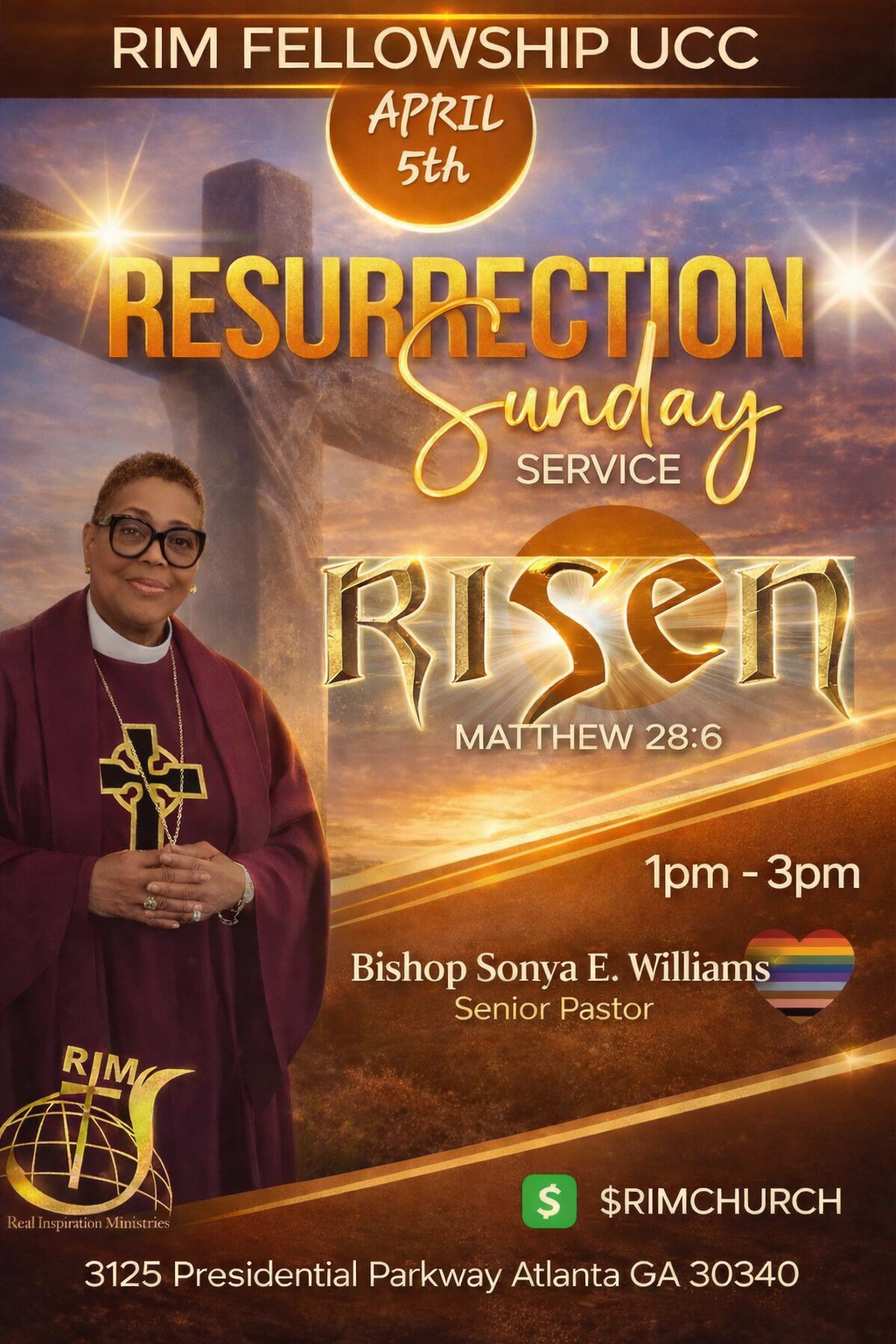 Resurrection Sunday Service flyer