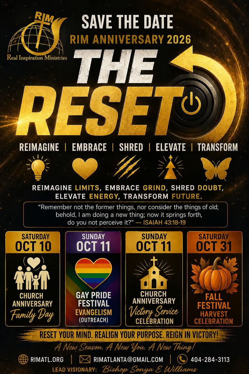 RIM Fellowship UCC Anniversary 2026 The Reset