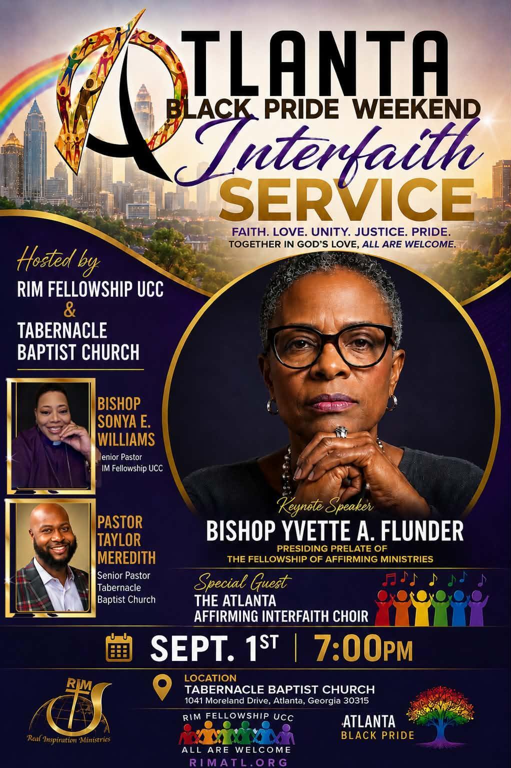 Atlanta Black Pride Weekend Interfaith Service