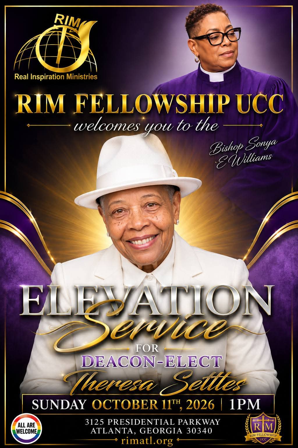 Elevation Service Deacon-Elect Theresa Settles